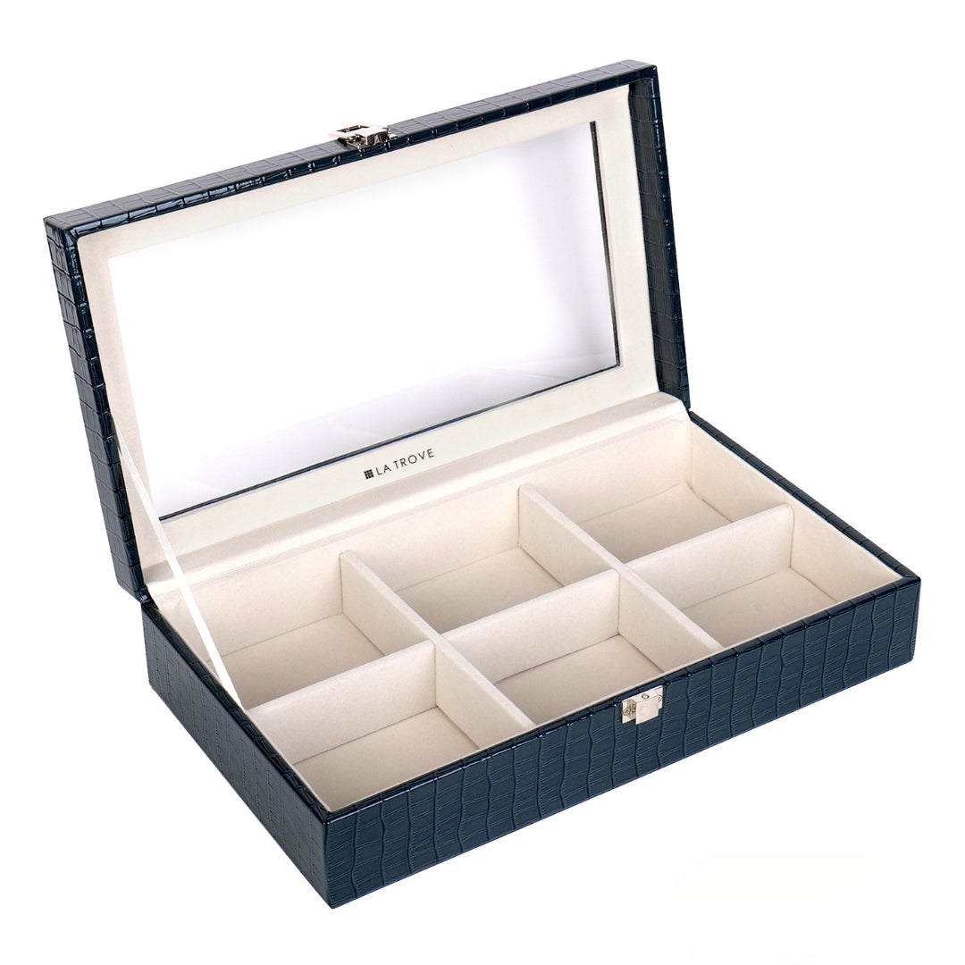 Premium 6 Slot Belt Box Glass